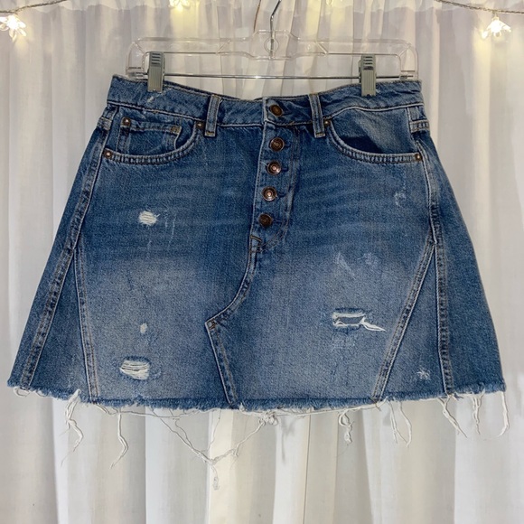 Free people jean skirt - Picture 4 of 6